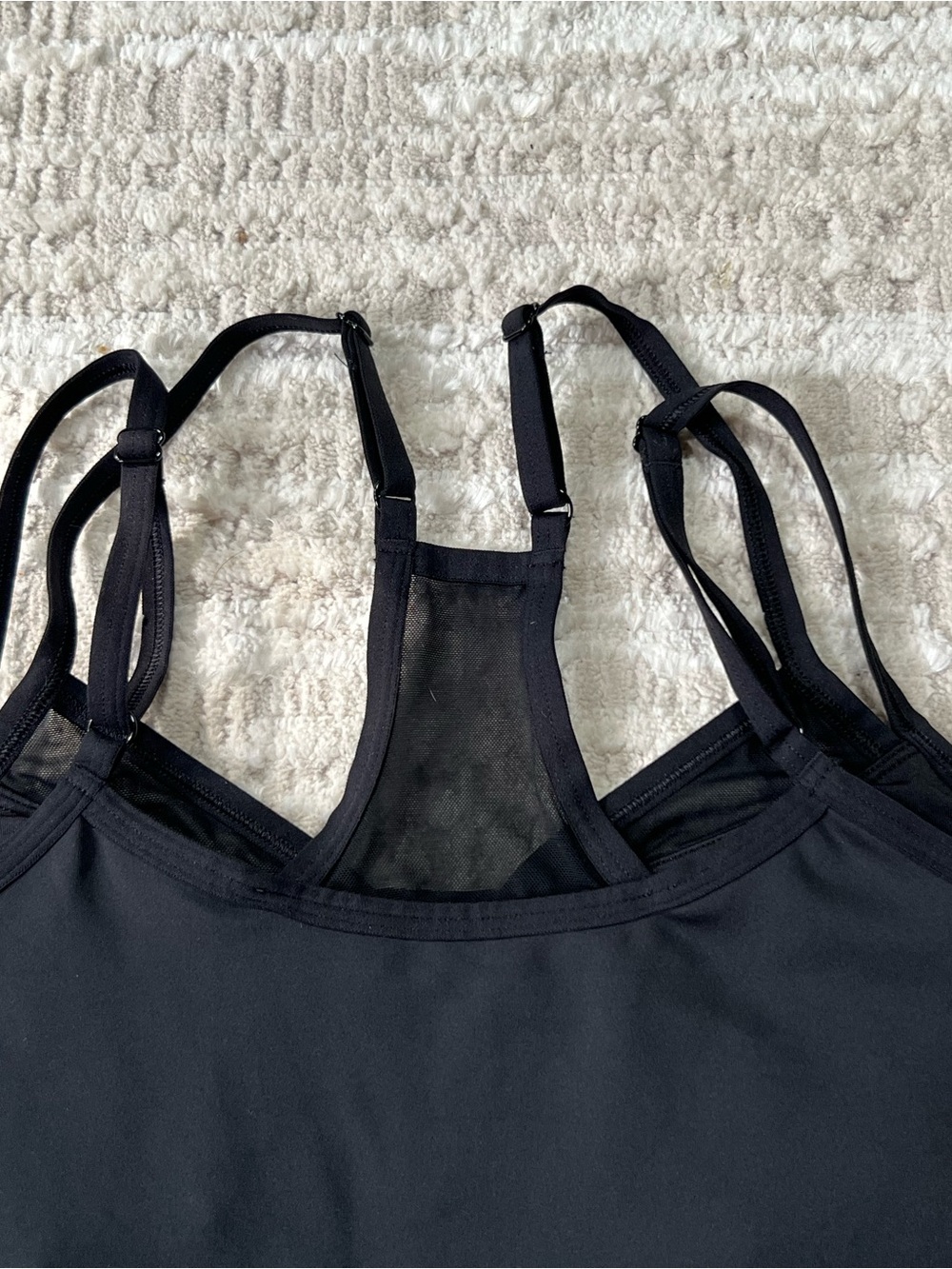 Alo Airlift Double Check Bra Tank adjustable straps removable pads Sz S - Picture 6 of 8